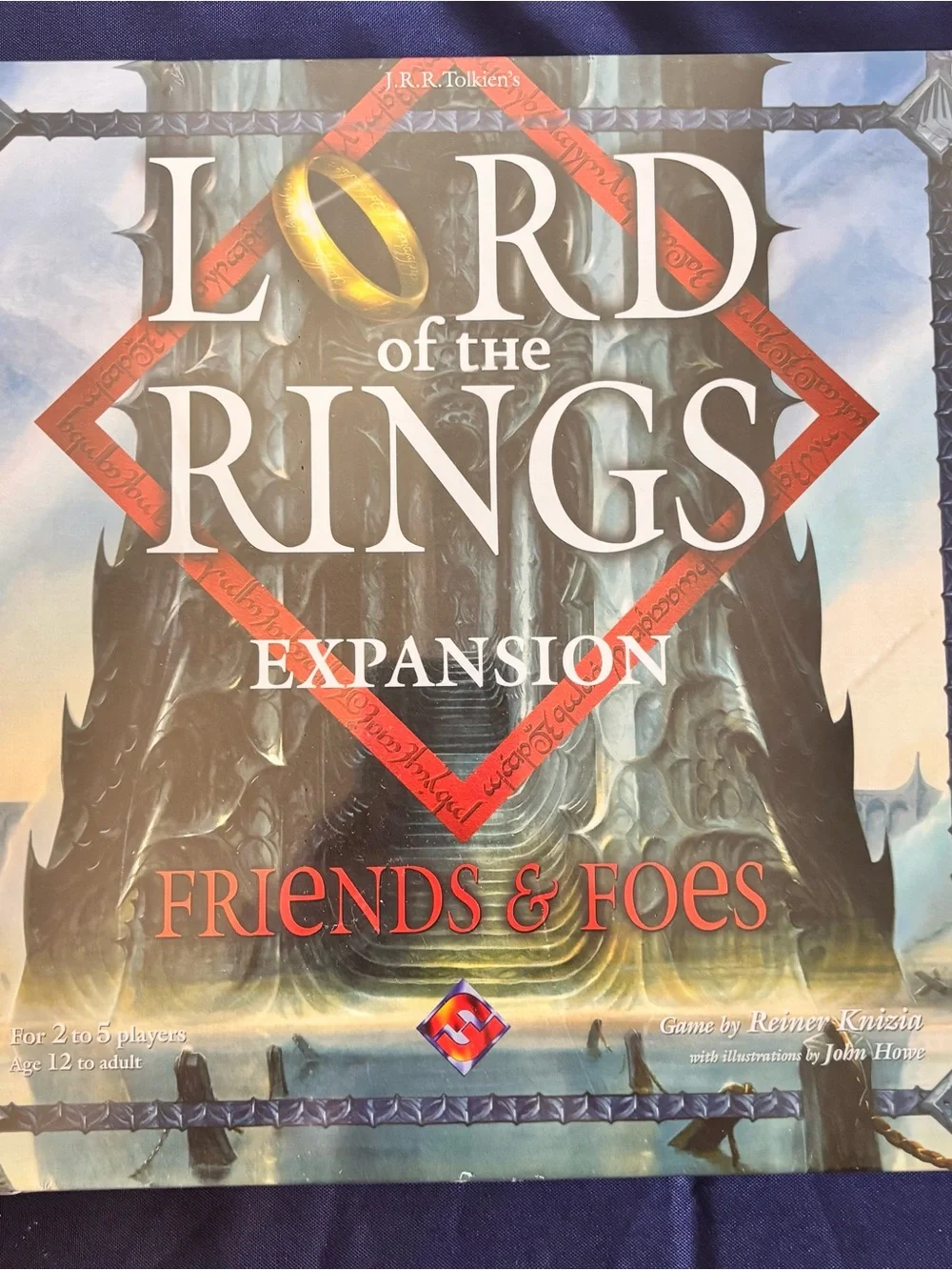 Lord of the Rings Friends & Foes Expansion Board Game 2001 Germany LOTR Sealed